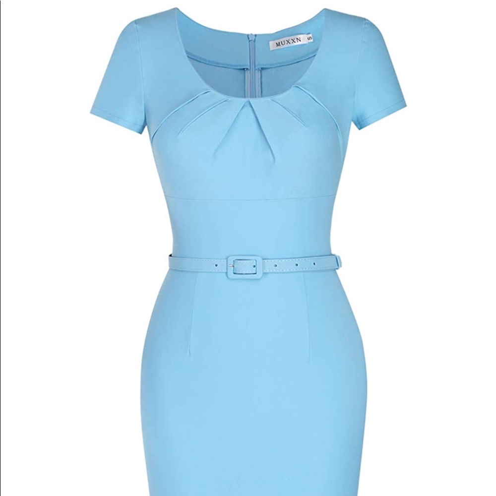 Vintage style midi dress xl